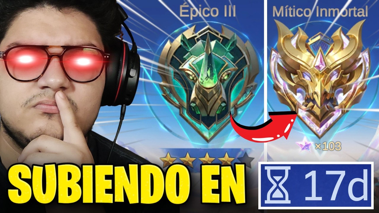 RETO!! SUBIENDO una cuenta de EPICO a INMORTAL en SOLO 17 DIAS, dia 2
