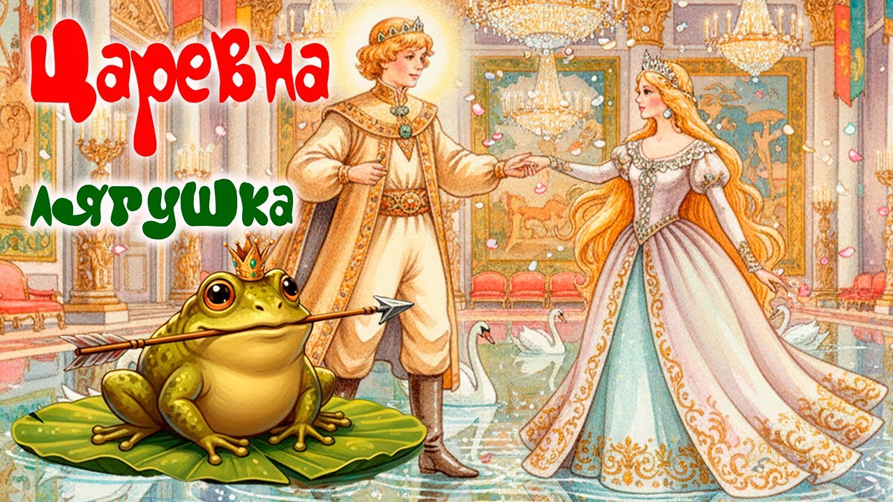 Царевна-лягушка 🐸✨ Сказка для детей 2–5 лет | Добрая мини-сказка перед сном | Мини-сказки
