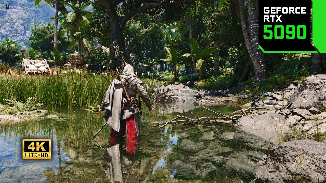 AC Black Flag Resynced EZIO's Outfit (RTX 5090 32GB) Max Ray Tracing
