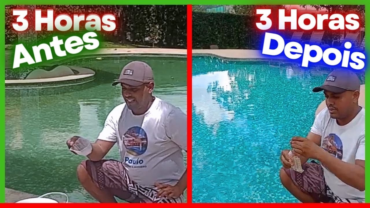 Como clarear água turva ou esverdeada em apenas três horas de prazo