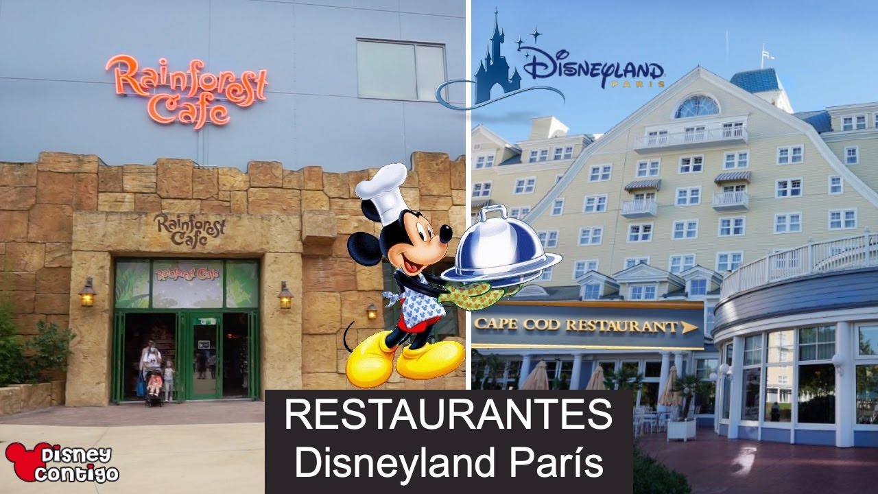 🍽 RESTAURANTES DISNEYLAND PARIS - RAINFOREST Y CAPE COD | 