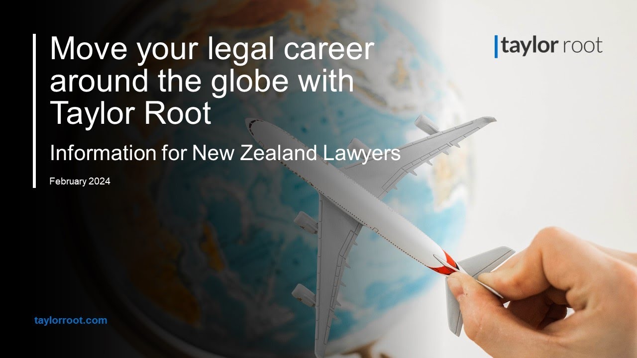 Webinar: How to move your legal career around the globe – Information for New Zealand Lawyers