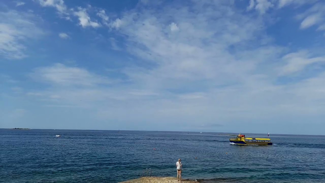 Sea sound. Adriatic Sea, Croatia, Porec.