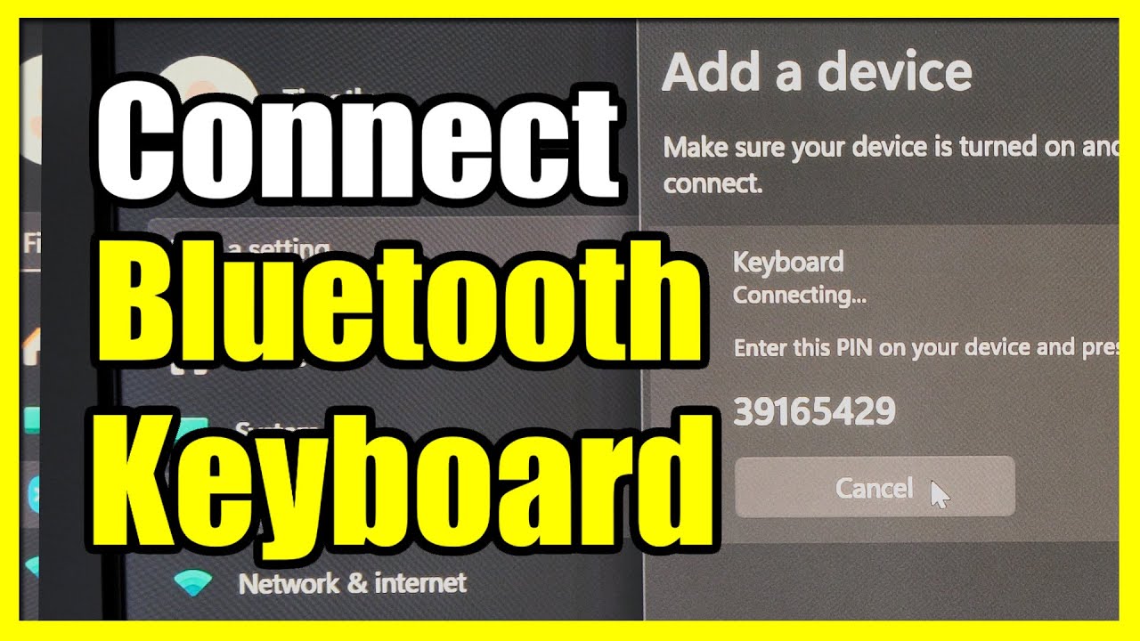 How to Connect a Bluetooth Keyboard to Windows 11 PC (Settings Tutorial)