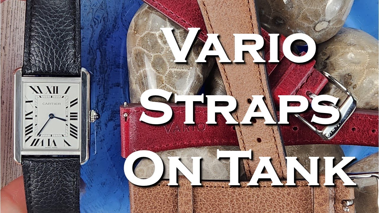 Ремешки Vario Vintage Leather на часах Cartier Tank Solo