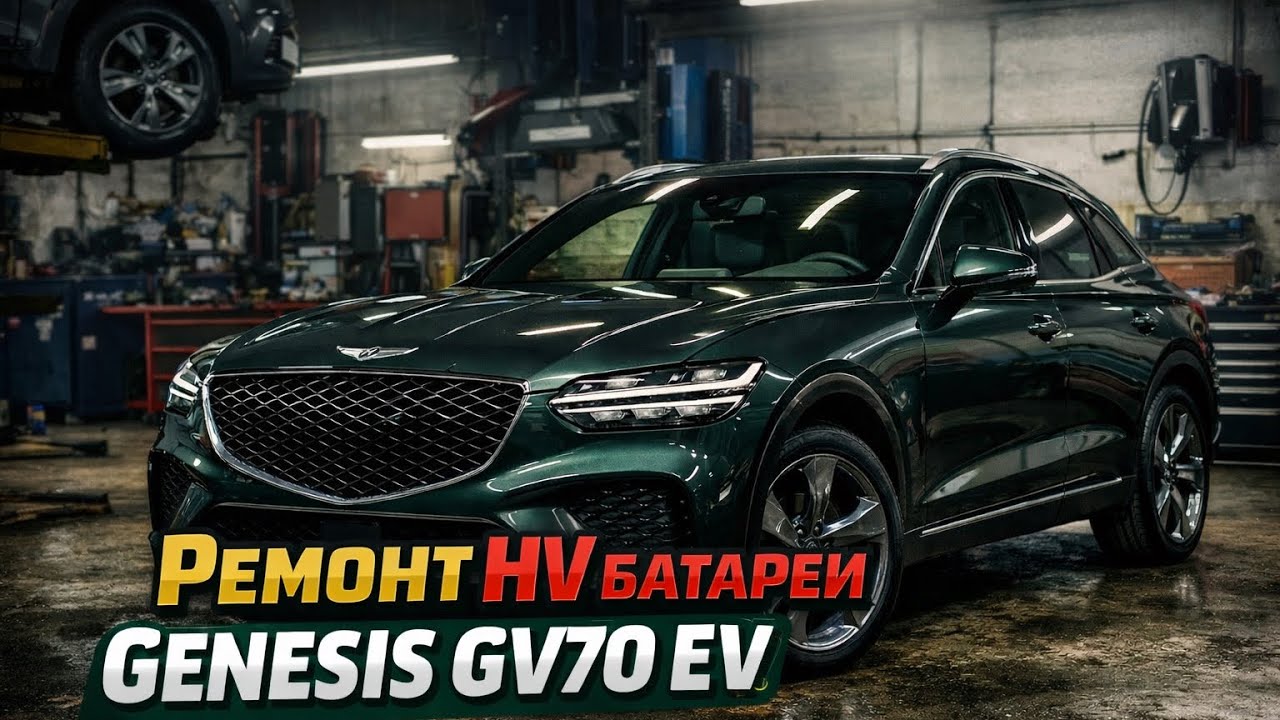 Ремонт высоко-вольтной батареи Genesis GV70 Electric