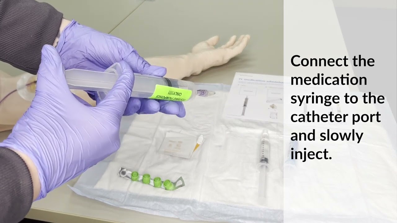 Home Infusion Services - IV Push using a Syringe