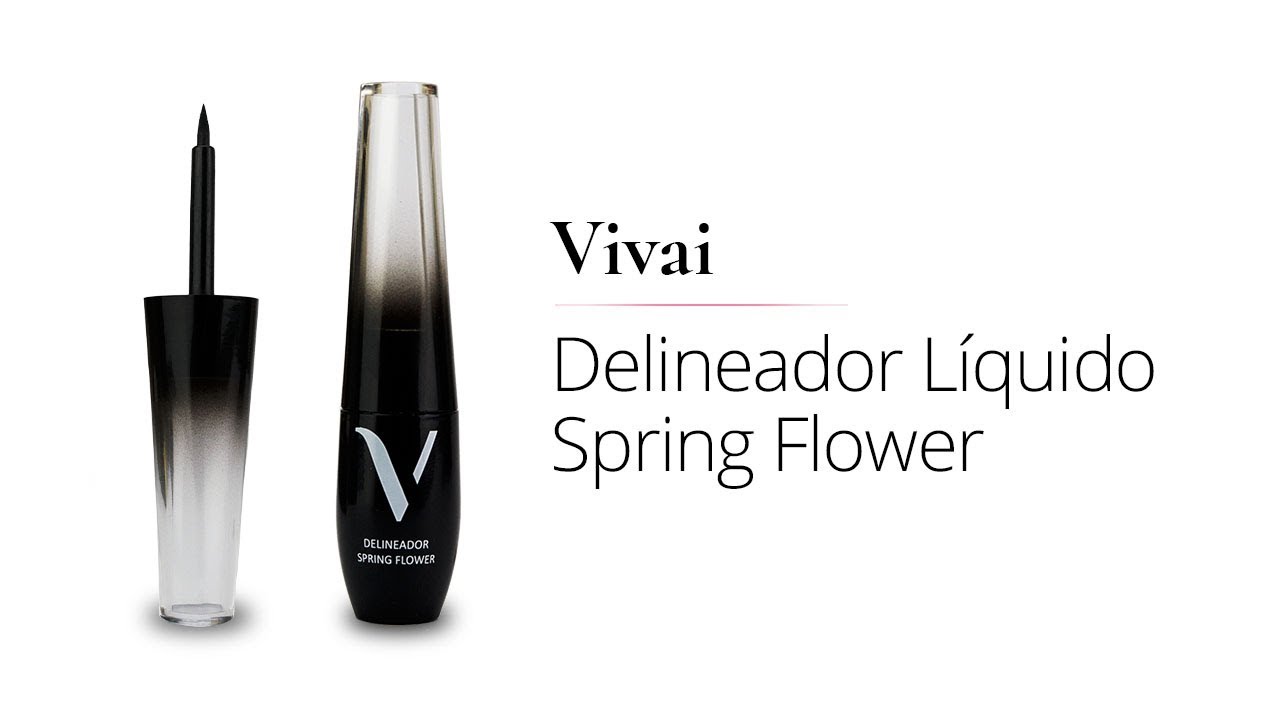 #MinutoMaquiADORO  Delineador L&iacute;quido Spring Flower - Vivai by Thaisa Brusco