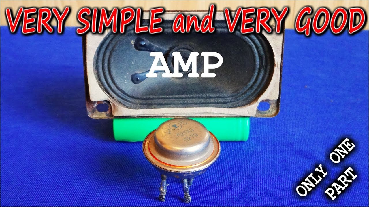 🚀 A VERY SIMPLE LOUD AMP WITH A BEAUTIFUL SOUND