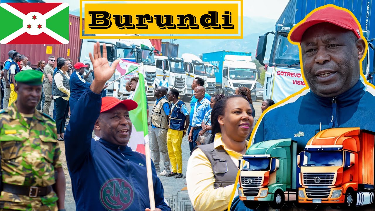 Ehe #SEBARUNDI Ashoye Ama Camion Y’Ubutare Buzimvye Bugiye Kwisoko Mpuzamakungu 🇧🇮👌