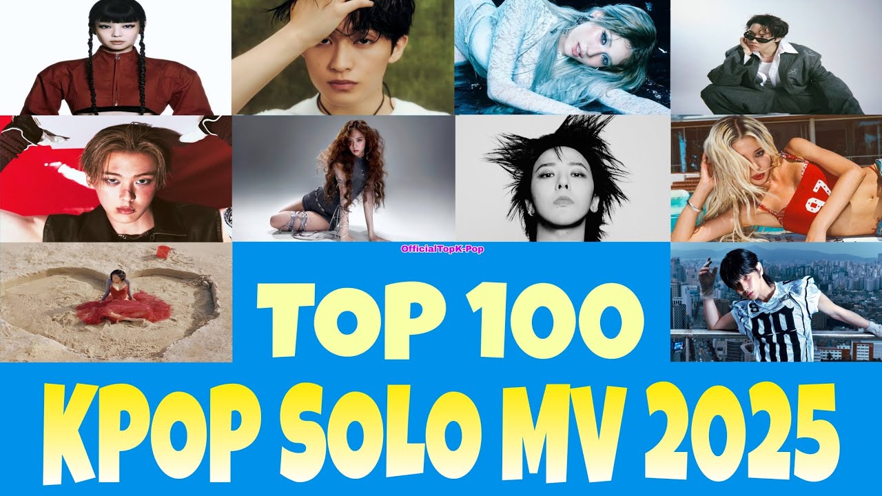 Top 100 Most Viewed Kpop Solo MV 2025 (100 MV Solo Kpop 2025 Paling Banyak Ditonton)