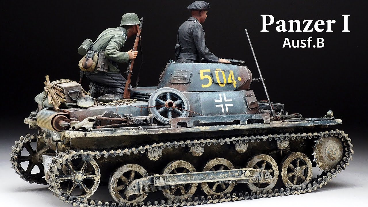 Blitzkrieg with the Panzer I - Part 2 - 1/35 TAMIYA - Tank Model - [ Painting - weathering ]