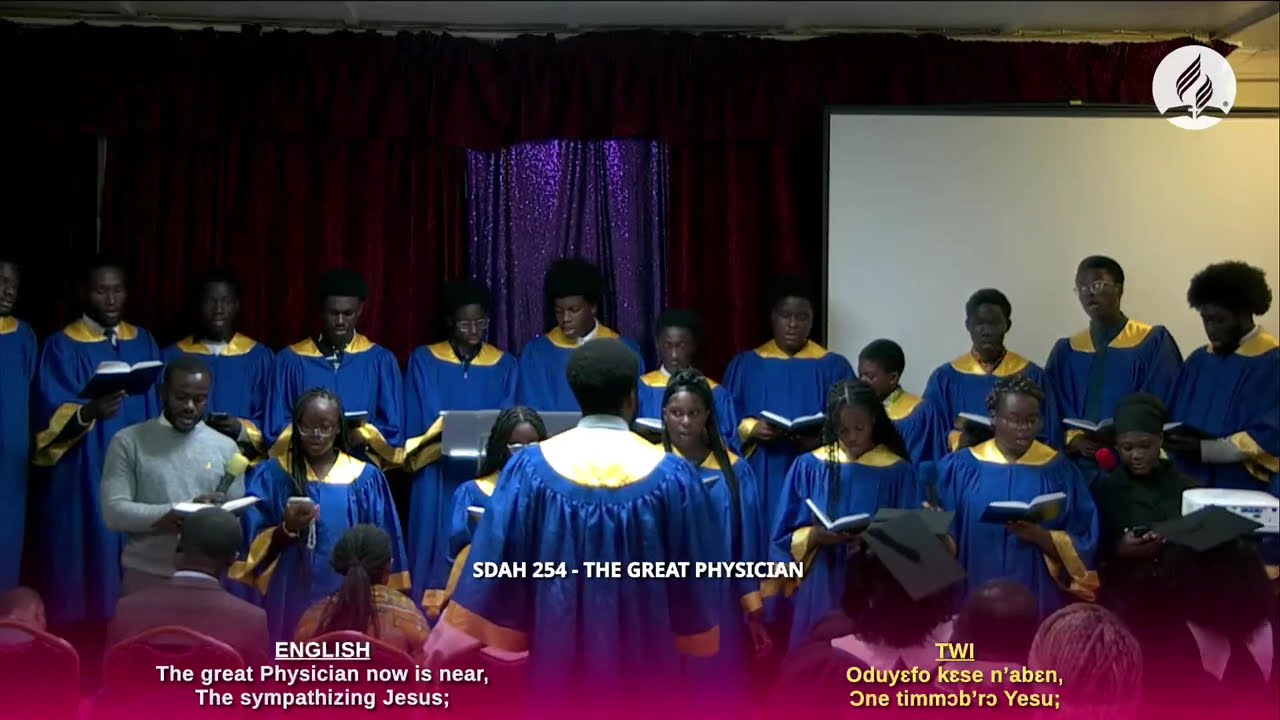 SDA Hymn 254 - The Great Physician Now Is Near: Performed By The Youth Choir