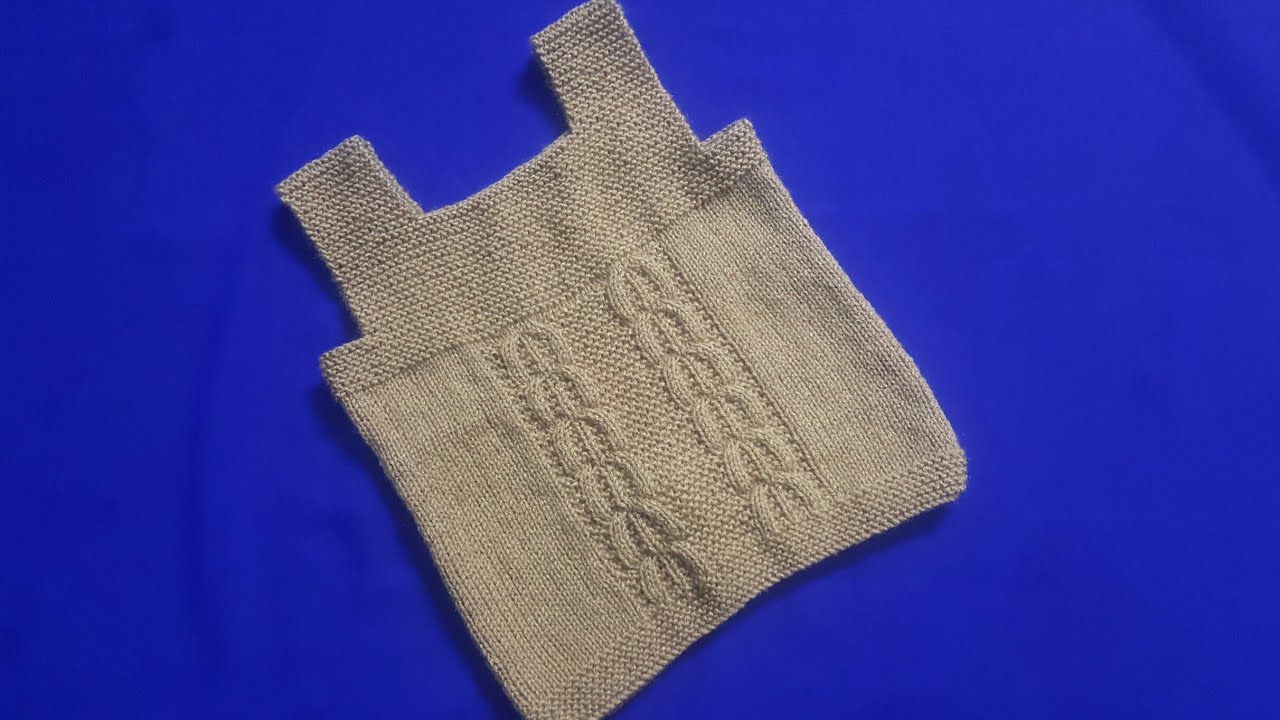 New woolen half sweater design for 1 to 2 year old baby|Easy kniting for beginner|Woolen Tutorial#62