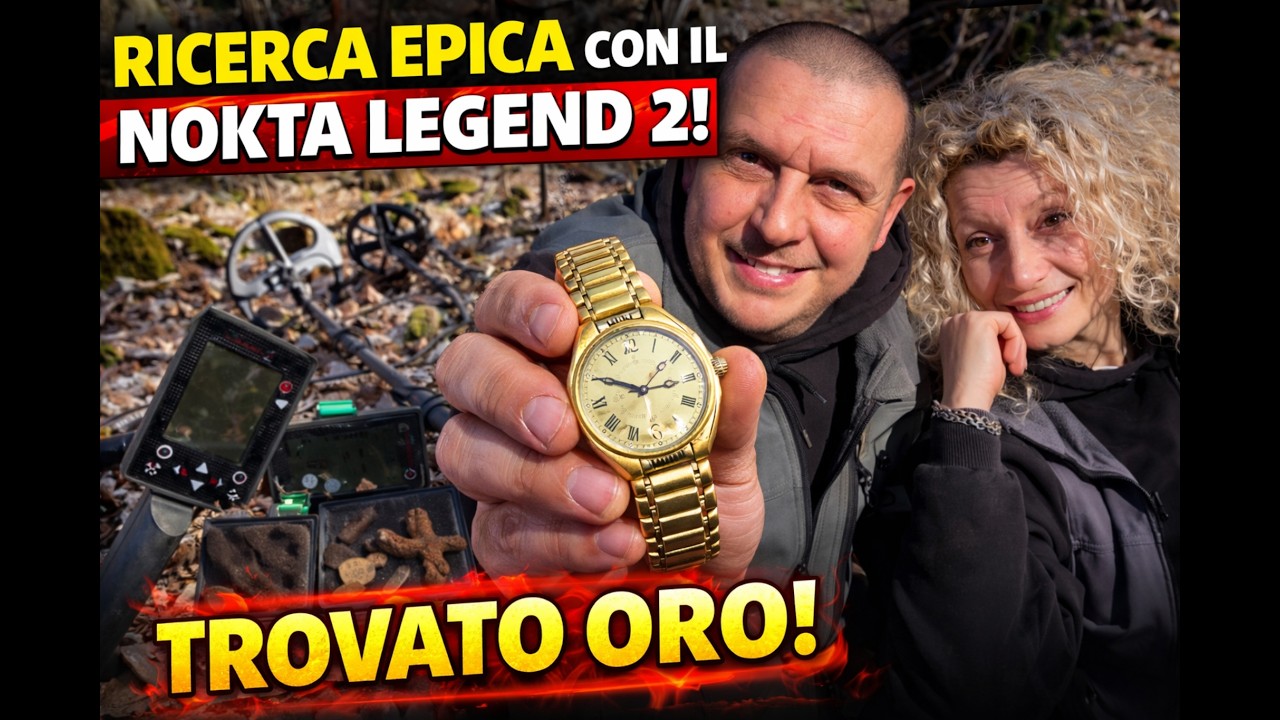 Metal Detecting Epico! Con il Nokta Legend 2 Troviamo un Orologio Misterioso (È Oro?!)