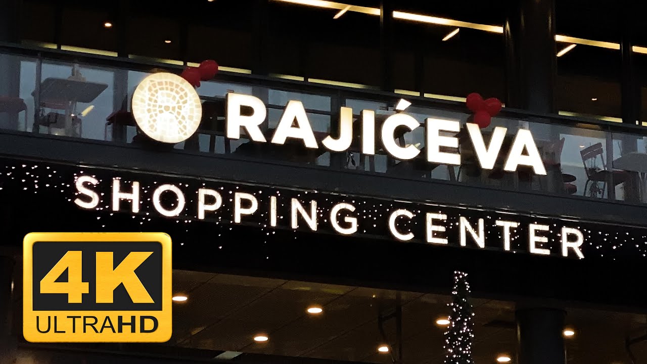 4K 60fps / Walking Rajićeva Shopping Center, Belgrade, Serbia - A Modern Shopping Experience