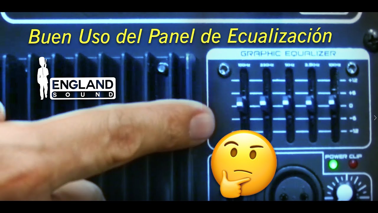 Buen Uso del Panel de Ecualización de una Cajas Amplificada