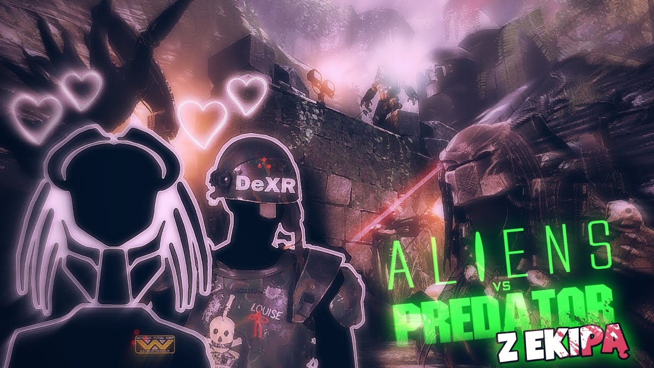 Romantyczna przygoda DeXR'a i AVP YT | Aliens vs Predator 2010 z Ekipą