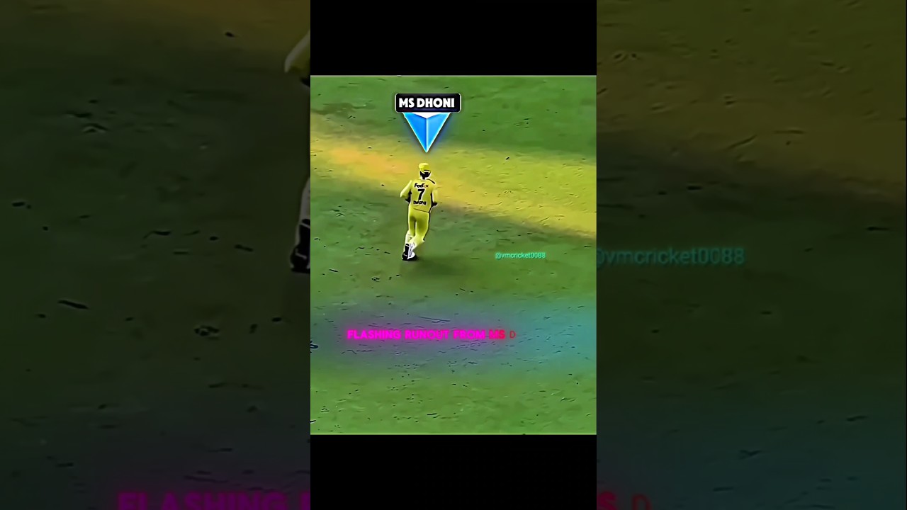 Ms Dhoni Flashing stumping ⚡😊#shorts #cricket #shortsfeed #