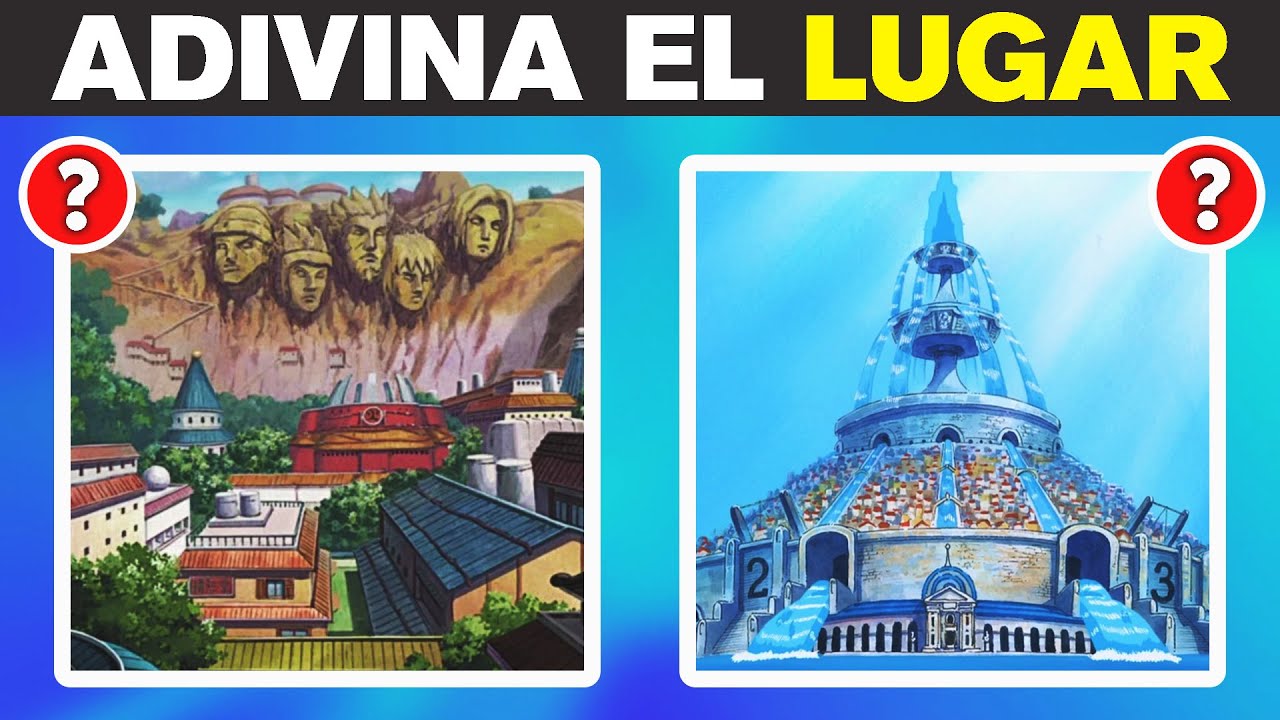 ADIVINA EL LUGAR DE ANIME 🎯🤔 ADIVINA EL ANIME | TRIVIA ANIME OTAKU ✅