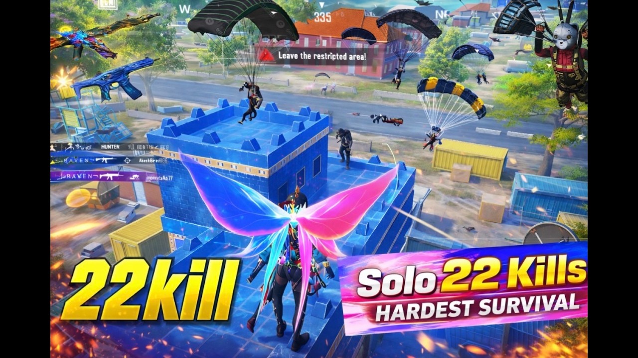 🔥 BGMI 22 KILLS SOLO GAMEPLAY | iPhone 14 Pro Max Smooth + Extreme 🔥 @inspired_a
