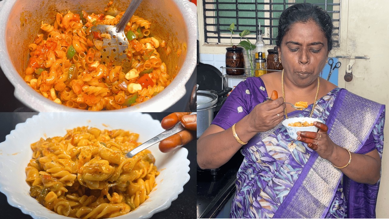 இட்லி, தோசைக்கு பதில் Cookerல் வெறும் 10 நிமிடத்தில் பாஸ்தா - Cooker One Pot Pasta