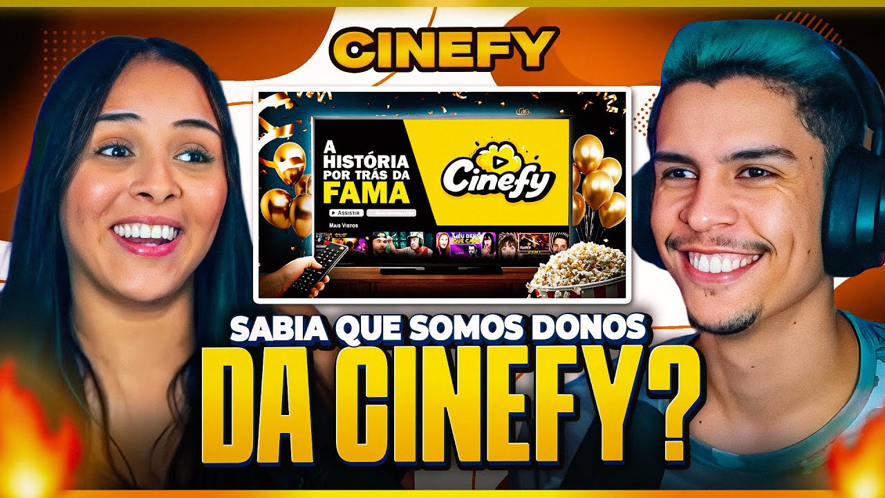 A HISTÓRIA por trás da CINEFY | Aniversário de 1 ANO 🎉 | [Casal Jounin React] 🔥