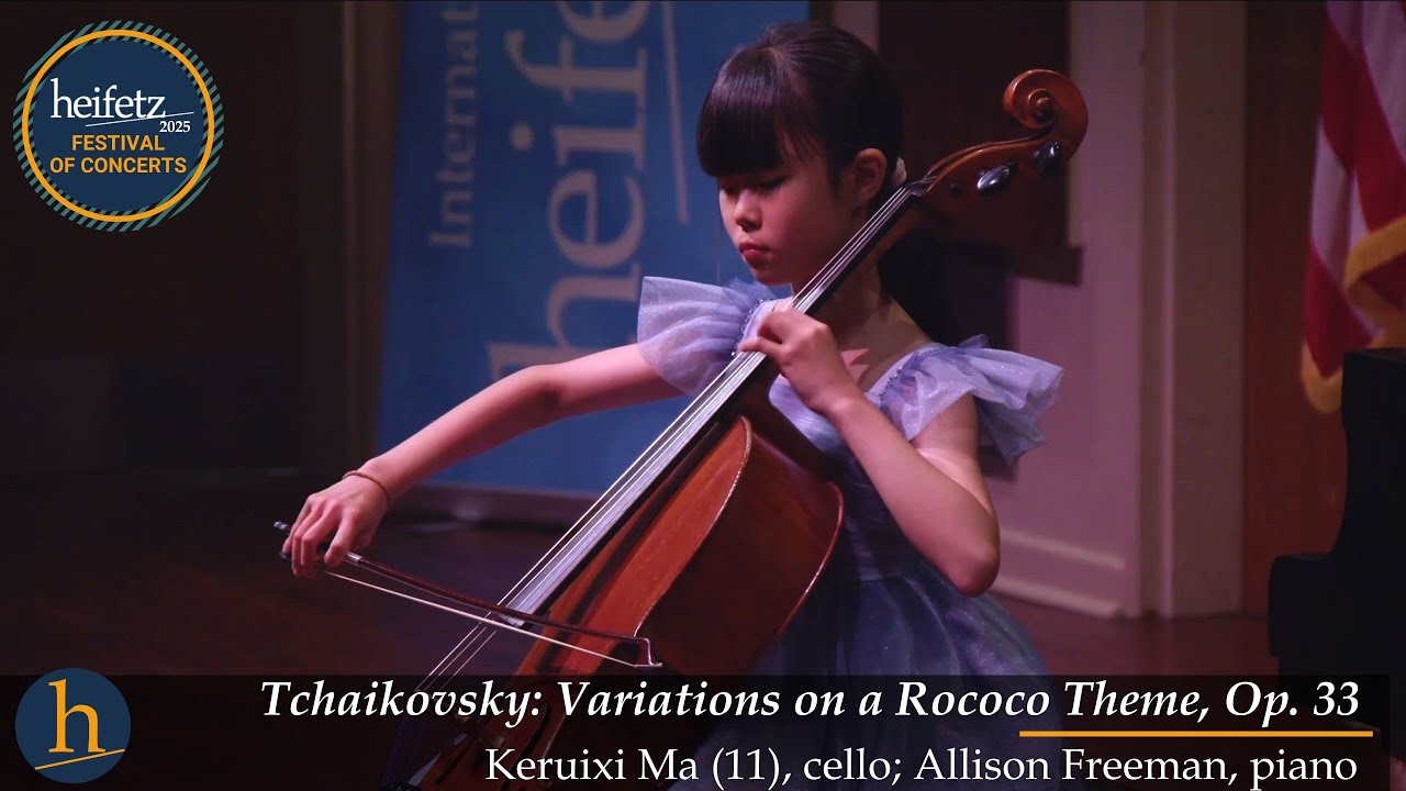 Tchaikovsky: Rococo Variations, Op. 33 | Keruixi Ma (11), cello; Allison Freeman, piano