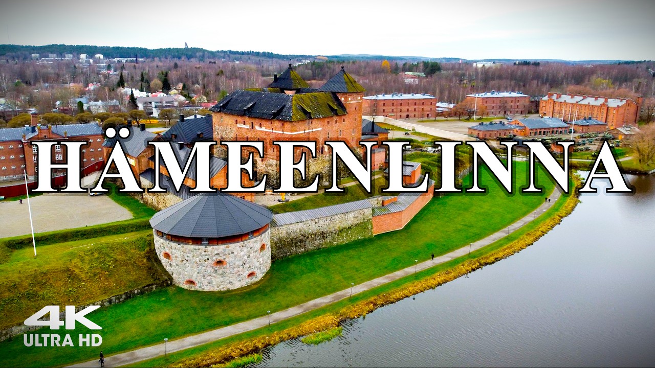 Hämeenlinna, Finland 🇫🇮 | Drone footage in 4K