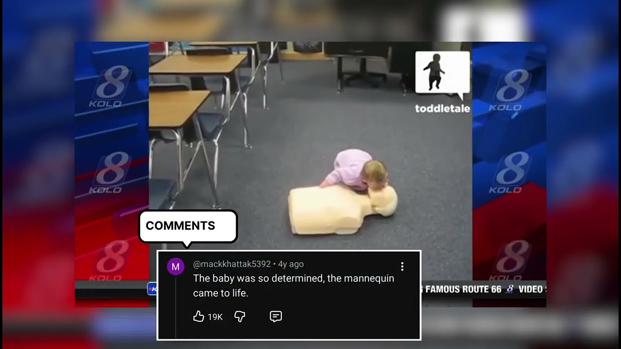 Baby Performs CPR | funny comments