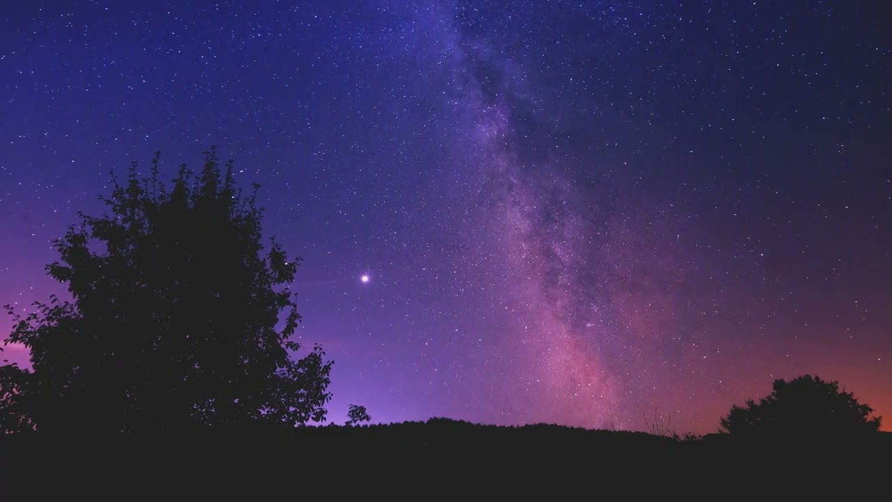 4K Stunning Starscapes Relaxing Starry Sky Loop for Sleep, Meditation & Relaxation ( 4 Hours )