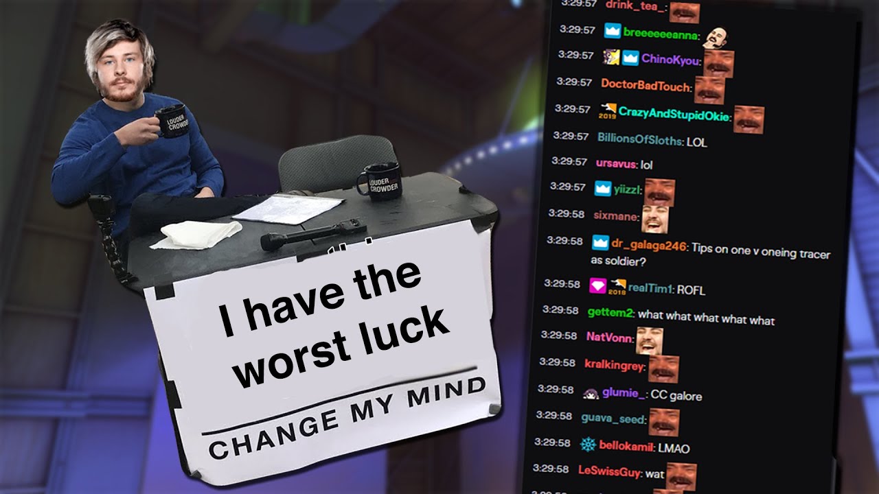 i have the worst luck in overwatch