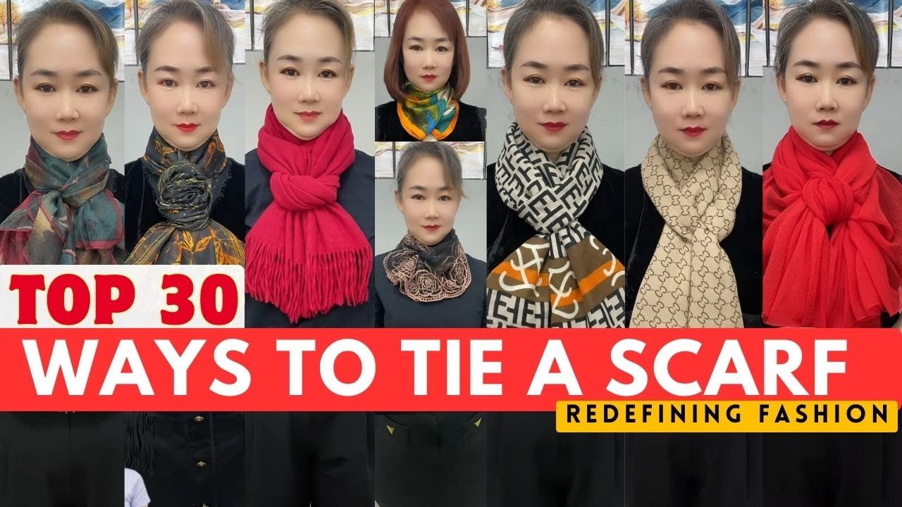 The 30 fashion ways to style a scarf in 2024 | Easy scarf & frock for girls Part-08 