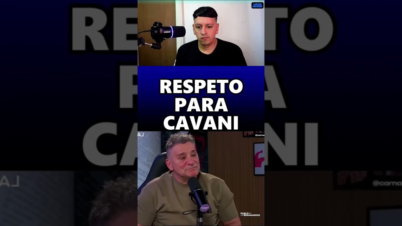 Gran gesto de cavani, esc&uacute;chenlo hasta el final. #viral #cavani #uruguay #argentina #tendencia #boca