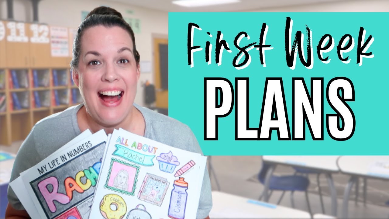 See My Actual First Week Lesson Plans for 4th Grade!