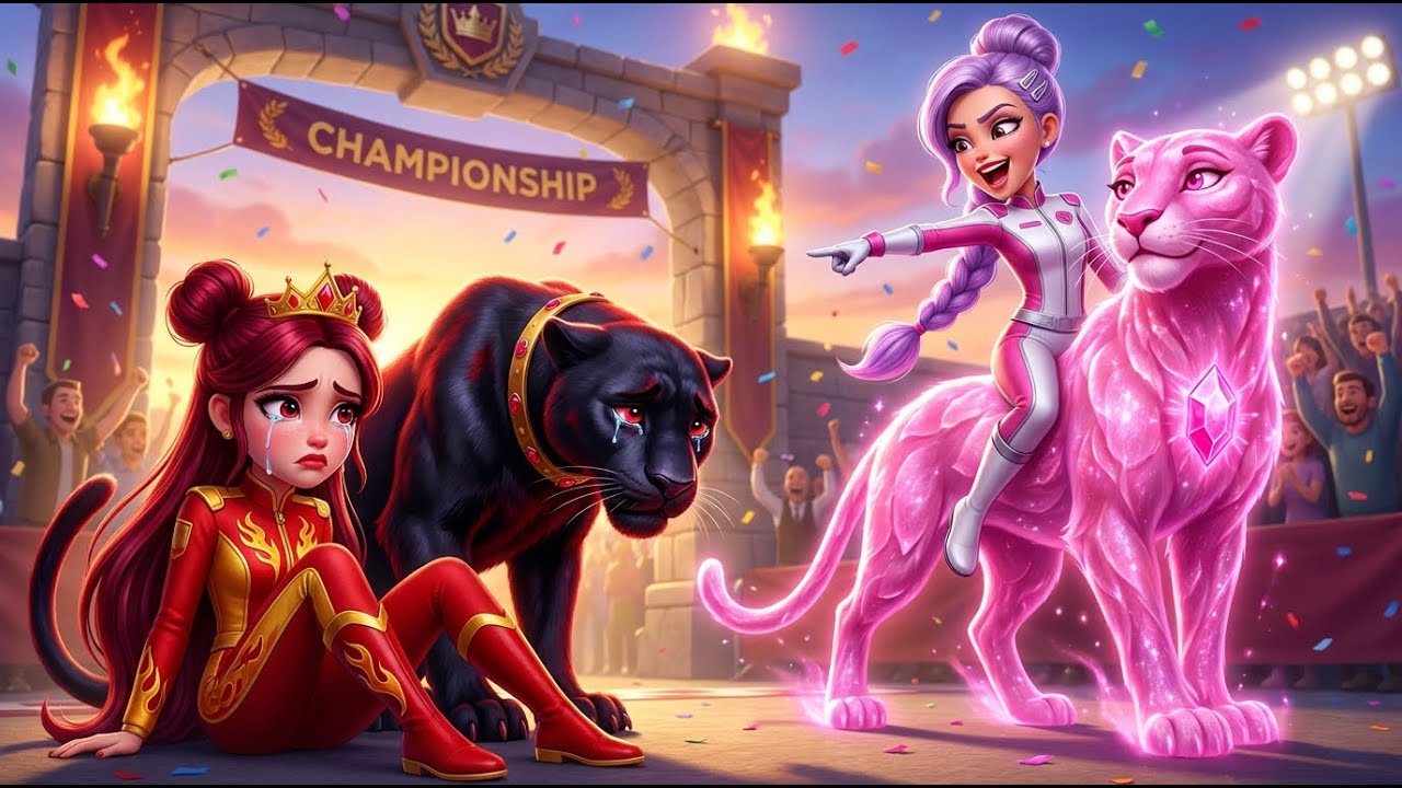 RUMI's SKELETON Panther Transforms Into MAGICAL PINK PANTHER! From ZERO To CHAMPION!