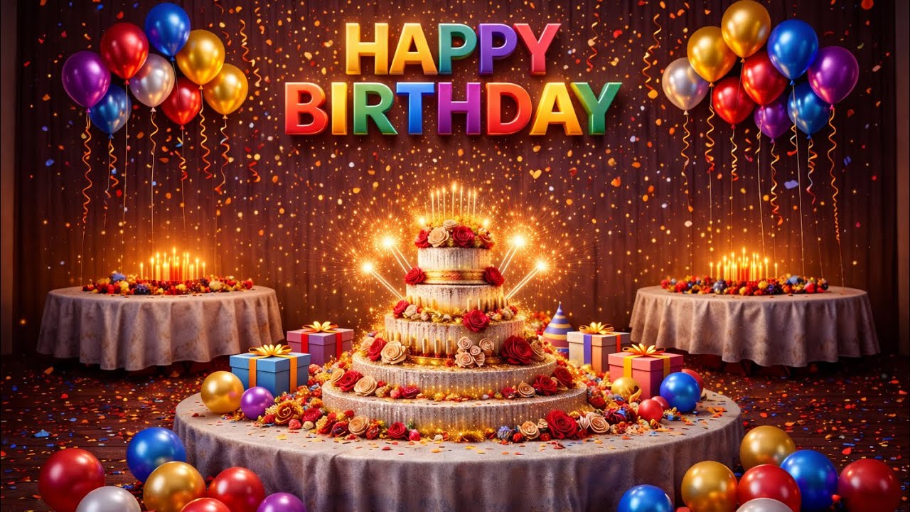 Epic Happy Birthday Celebration Song 🎂 Best Happy Birthday Music Party Video