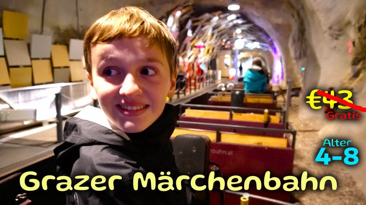 Unglaublich! 4 Kids in der magischen Grazer M&auml;rchenbahn im Schlossberg |Familienabenteuer Steiermark