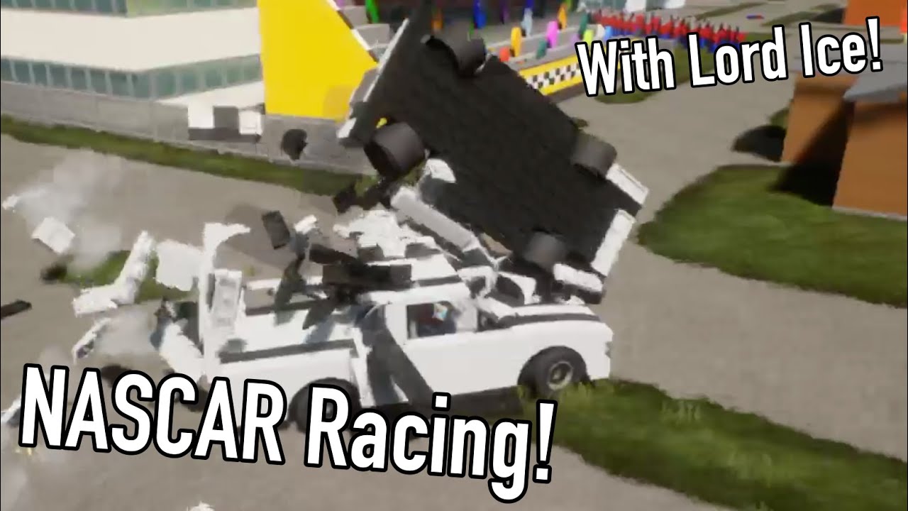 Racing NASCAR Stock Cars with Lord Ice - Brick Rigs