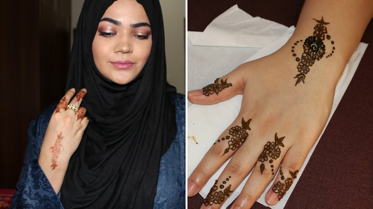 Easy Eid Henna Tutorial || Simple for Beginners