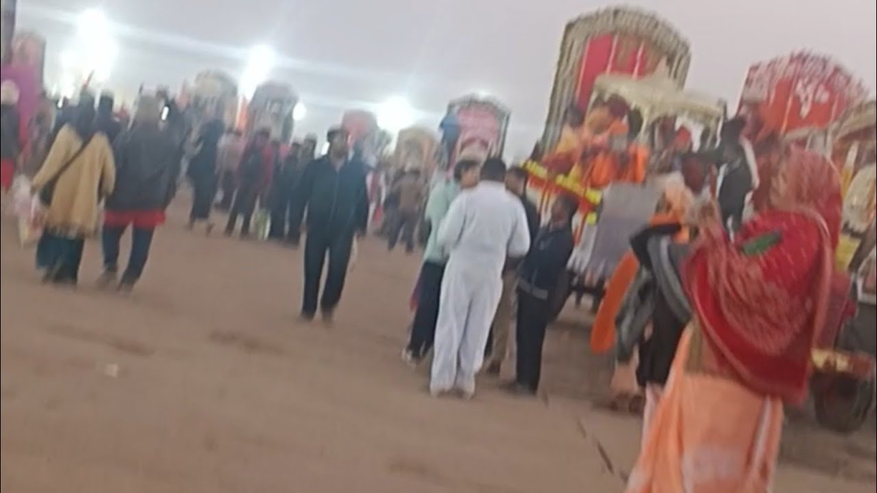 महाकुंभ में स्नान के बाद अखाड़ों के जुलूस की वापसी|Mahakumbh prayagaj m akhado ki snan k bad vapsi