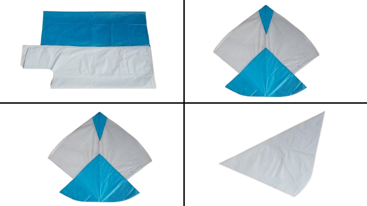 Plastic Bag Kite Making With Broom Stick || Shopper Kite Making || Bazari Kite