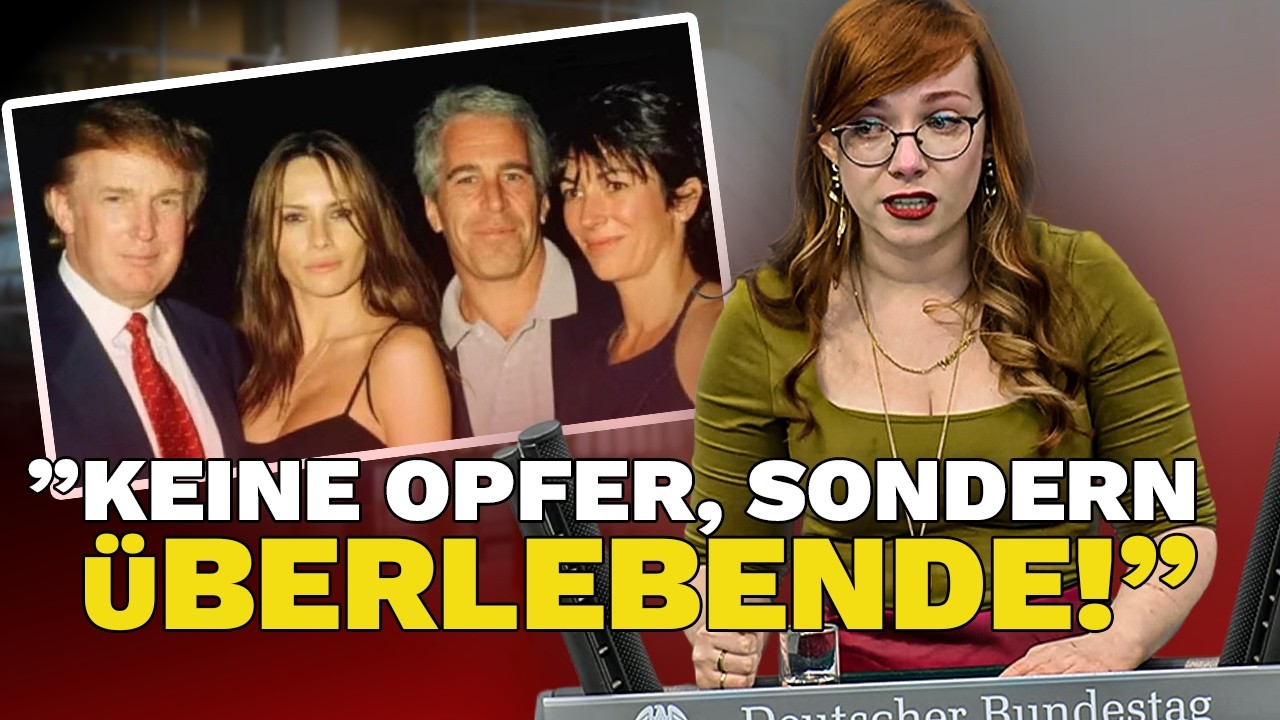 Überlebende sexueller Gewalt spricht im Bundestag zur Epstein-Affäre!