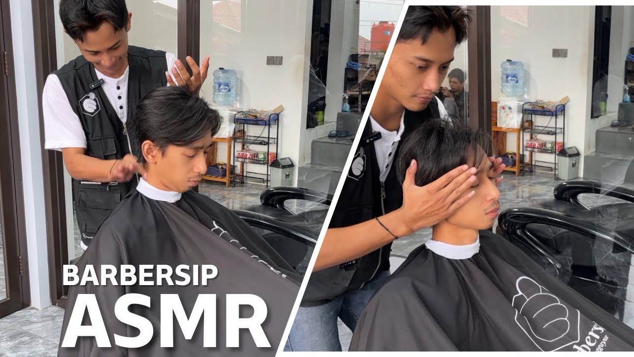 Gentle Head Massage ASMR to Calm Your Mind | #asmr #sleep #relaxing  #barber #hairstyle #satisfying 