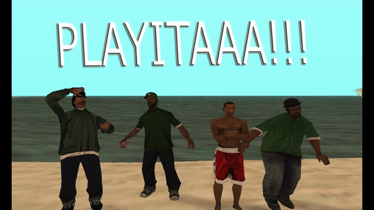 Cj y sus Amigos Van a La Playa - Gta San Andreas Loquendo