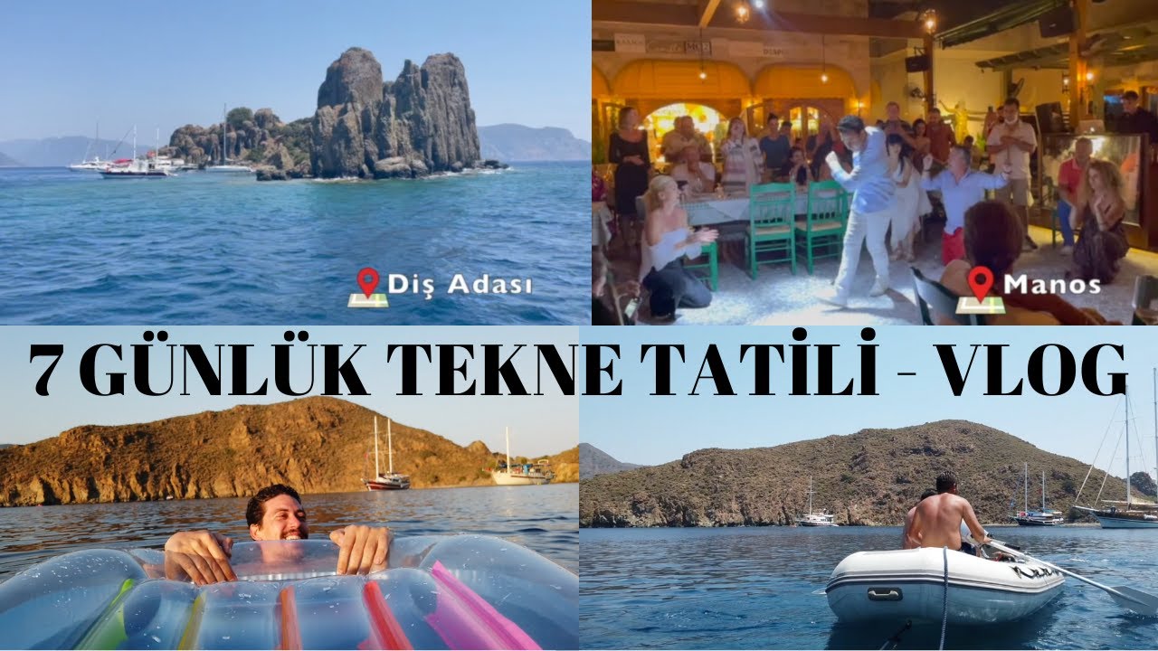 T&uuml;m Koyları Gezdik | 7 G&uuml;n Dat&ccedil;a Marmaris Tekne Turu