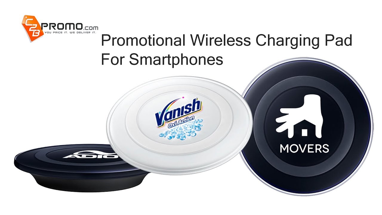 Custom Wireless Charger | Personalized Wireless Charging Pad with Promotional Logo | TWCH002