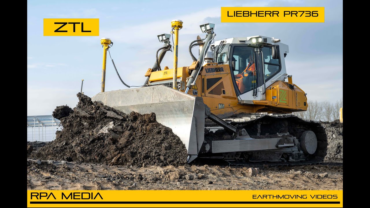 Liebherr PR736 on an earthmoving project