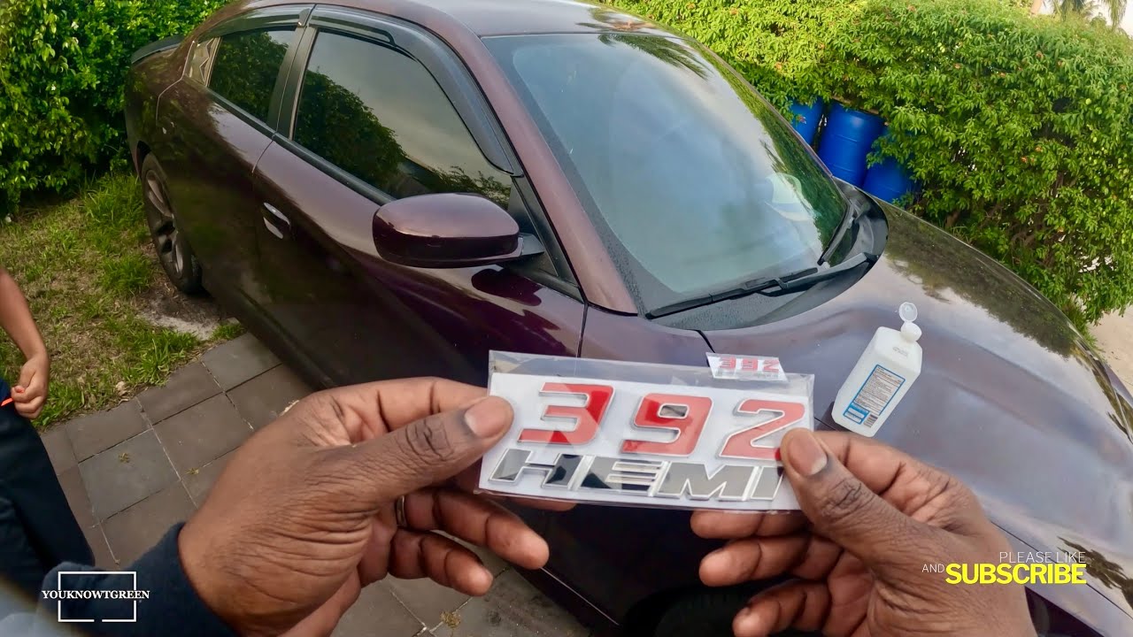 How To Reinstall OEM Badges On A Dodge Charger 392 Scat Pack Step-by-Step Guide With Measurements