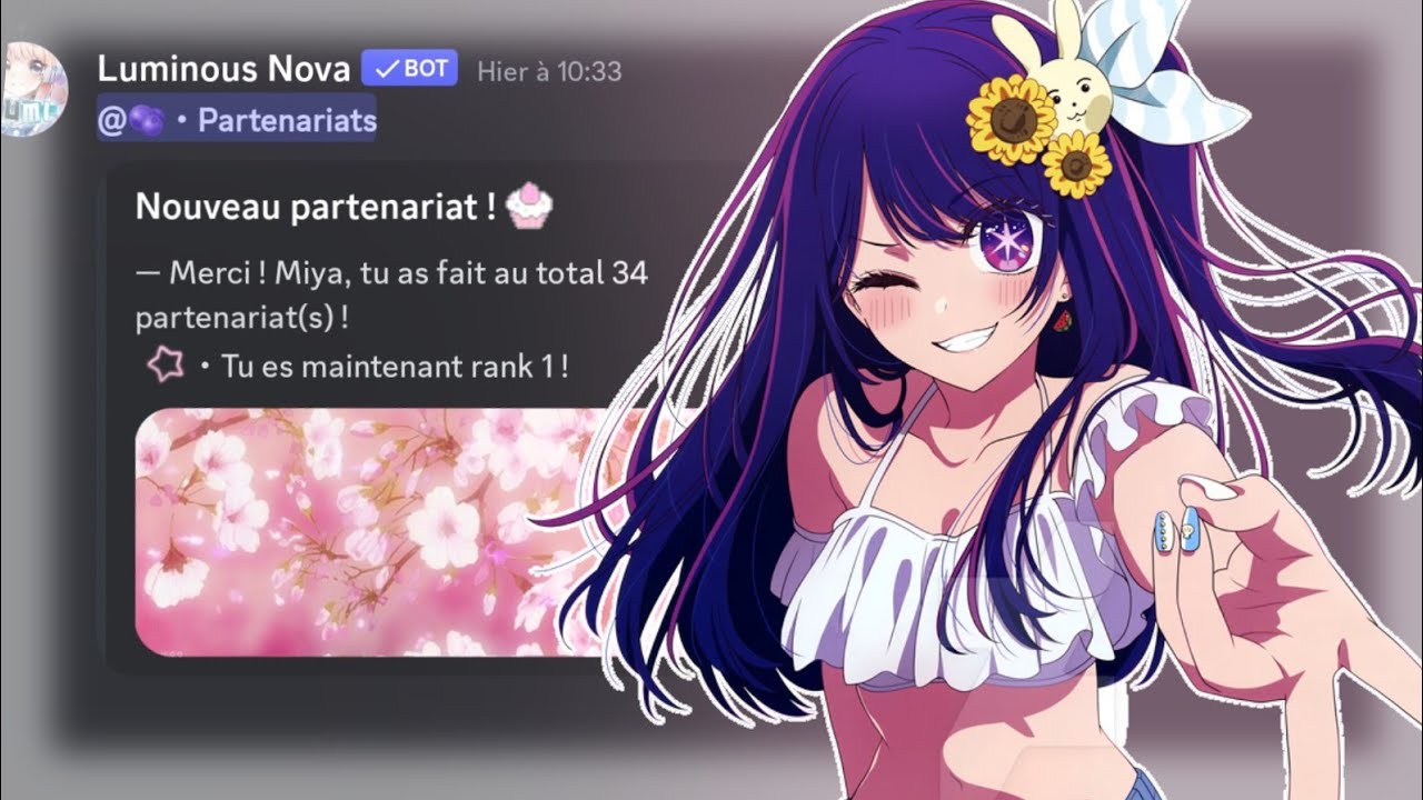 &mdash; Faire un Partenariat avec Luminous Nova ♡